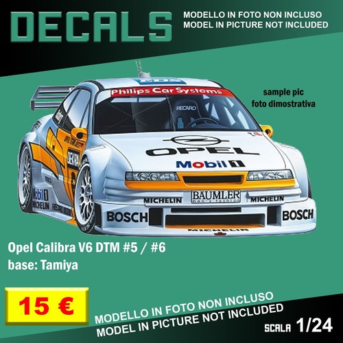 Decals repro opel - calibra, v6