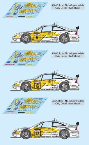 Decals opel calibra dtm - decals,